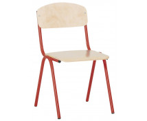 [Židlička s kovovou konstrukcí 2 - výška sedu 31 cm - červená]