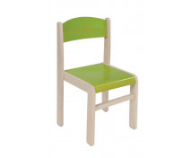 [Dřevěná židle JAVOR zelená 26 cm]