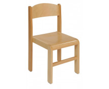 [Dřevěná židlička BUK 26 cm - natural]