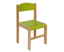 [Dřevěná židlička BUK 31 cm - zelená]