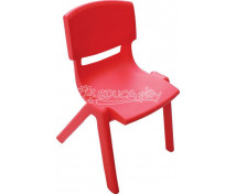 [Plastová židlička - výška 30 cm - červená]