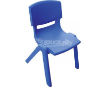 [Plastová židlička - výška 30 cm - modrá]