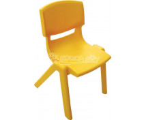 [Plastová židlička - výška 35 cm - žlutá]