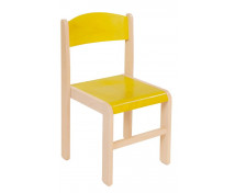 [Dřevěné židle buk 38 - žlutá]