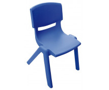 [Plastové židle - s výškou 26 cm - modrá]