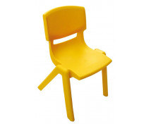 [Plastové židle - s výškou 26 cm - žlutá]