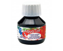 [Vodová barva AquaTint/Tuš - černá - 50 ml]