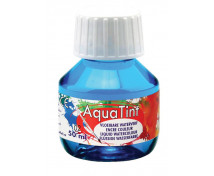 [Vodová barva AquaTint/Tuš - světle modrá - 50 ml]