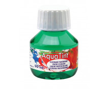 [Vodová barva AquaTint/Tuš - tmavě zelená - 50 ml]