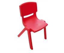 [Plastové židle - s výškou 38 cm - červená]