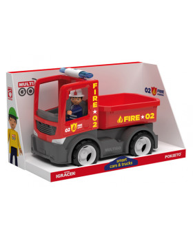 Igráček MultiGO Fire - Valník s hasičem