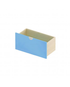 Série Cubo - Široká zásuvka velká, 1 ks - modrá
