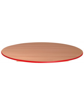 Stolová deska - kruh 90 - červená