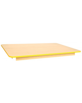 Stolová deska Javor - obdélník - žlutá
