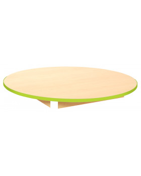 Stolová deska Javor - kruh 125 - zelená