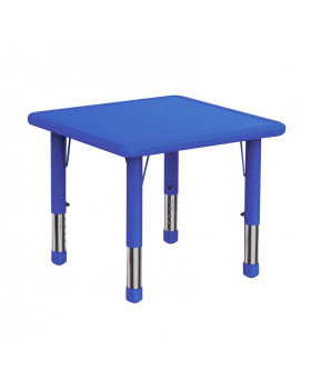 Plastová stolová deska - čtverec - modrá