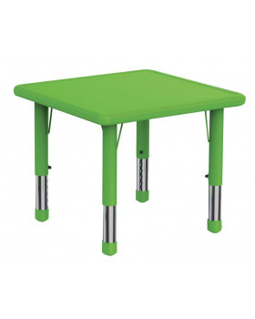 Plastová stolová deska - čtverec - zelená