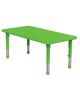 Plastová stolová deska - obdélník - zelená