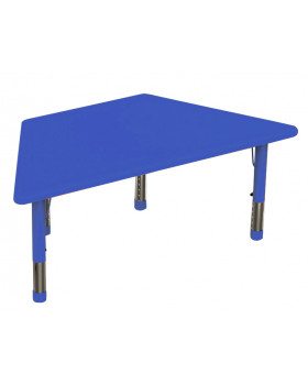 Plastová stolová deska - lichoběžník - modrá