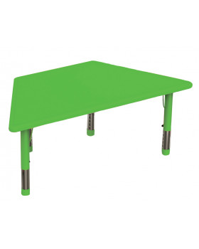 Plastová stolová deska - lichoběžník - zelená