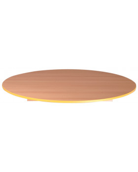 Stolová deska - kruh 125 - žlutá
