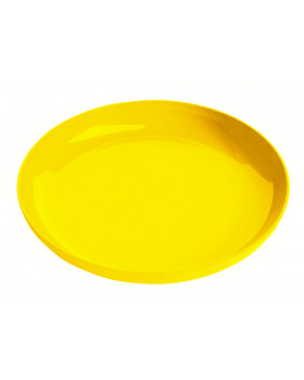 Plytký talíř - žlutý