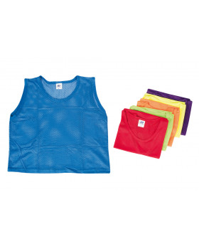 Rozlišovací sportovní vesty - ze síťoviny - S modrá