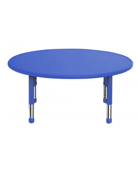 Plastová stolová deska - kruh - modrá