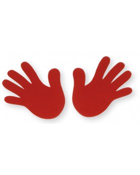 Značky - ruce - Červené ruce