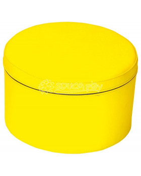 Kulatá taburetka - žlutá