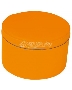 Kulatá taburetka - oranžová