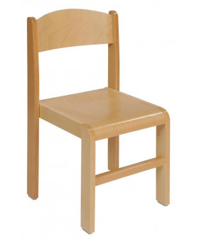 Dřevěná židlička BUK 31 cm - natural