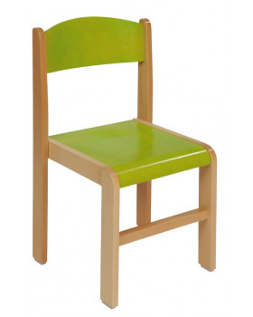Dřevěná židlička BUK 31 cm - zelená