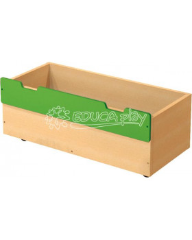 Box dřevěný velký - zelený