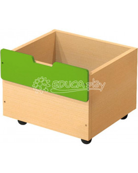 Box dřevěný malý - zelený
