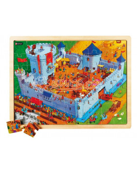 Puzzle Život na hradě