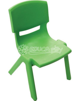 Plastová židlička - výška 30 cm - zelená