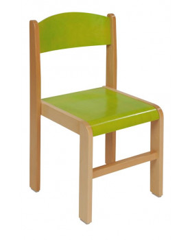 Dřevěné židle buk 38 - zelená