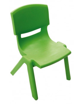 Plastové židle - s výškou 26 cm - zelená