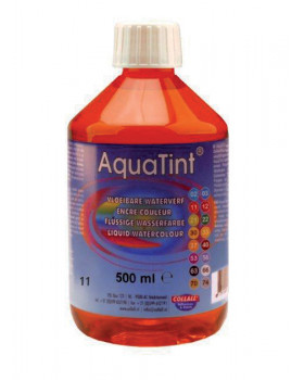Vodová barva AquaTint/ Tuš - červená - 500 ml