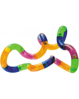 Terapeutický had-- Průsvitný (Ø 3,6 cm, Délka: 17 cm)