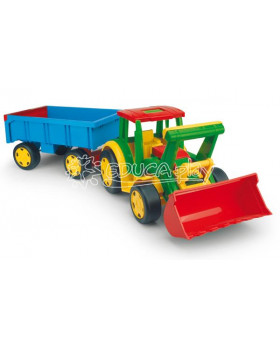 Maxi traktor s vlečkou